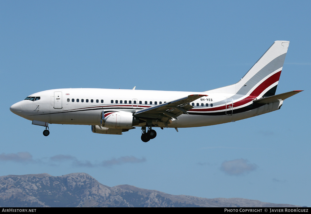 Aircraft Photo of 9H-YES | Boeing 737-5Q8 | AirHistory.net #514151