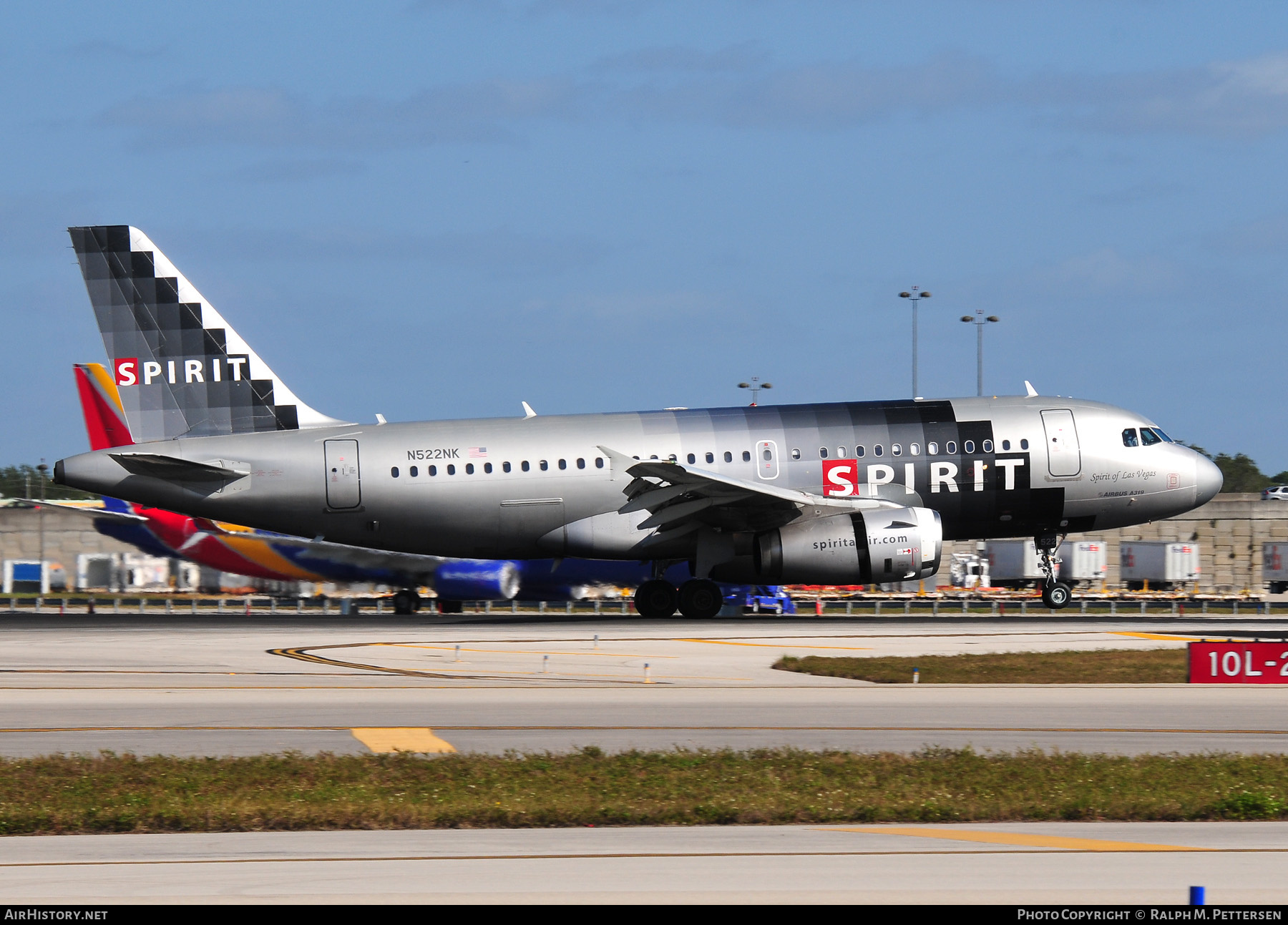 Aircraft Photo of N522NK | Airbus A319-132 | Spirit Airlines | AirHistory.net #514155