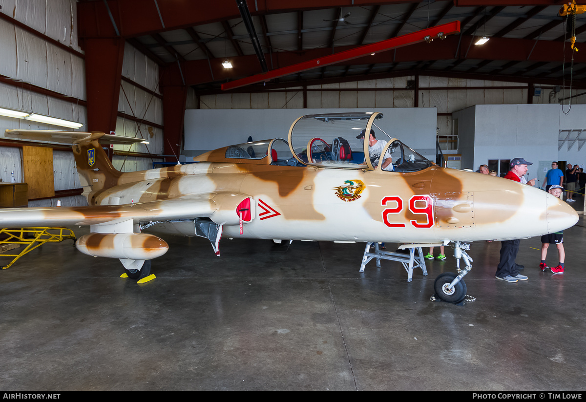 Aircraft Photo of C-FCVN / 29 red | Aero L-29 Delfin | Ukraine - Air Force | AirHistory.net #514163