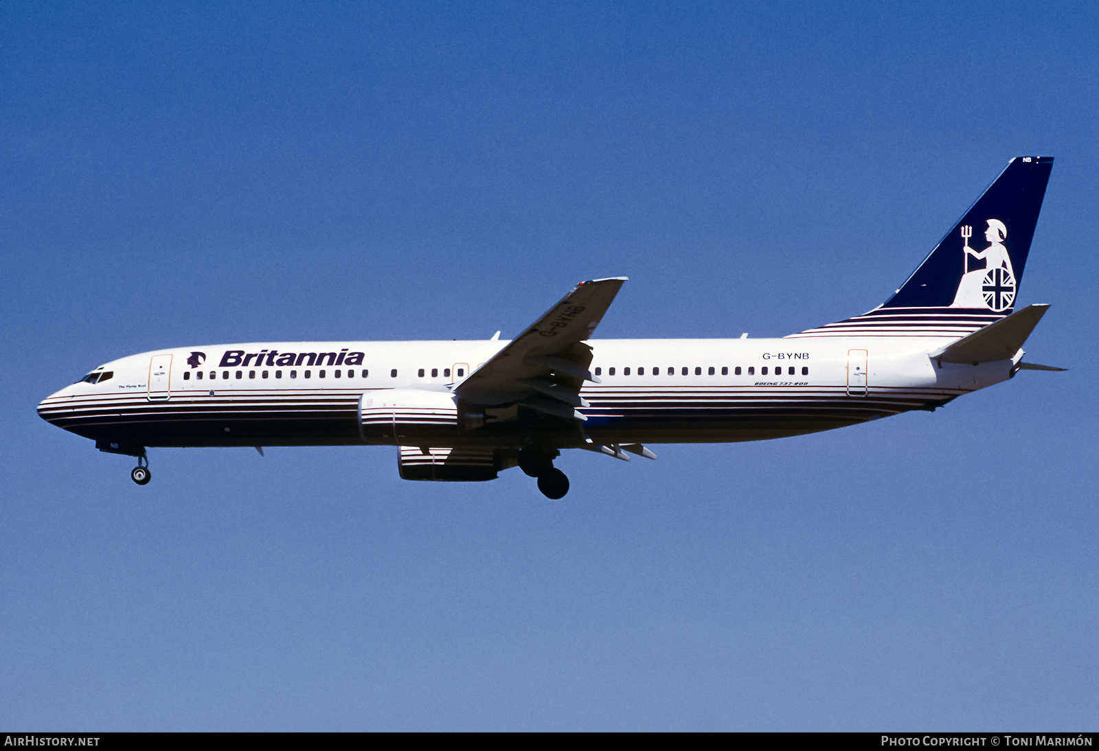 Aircraft Photo of G-BYNB | Boeing 737-804 | Britannia Airways | AirHistory.net #514180