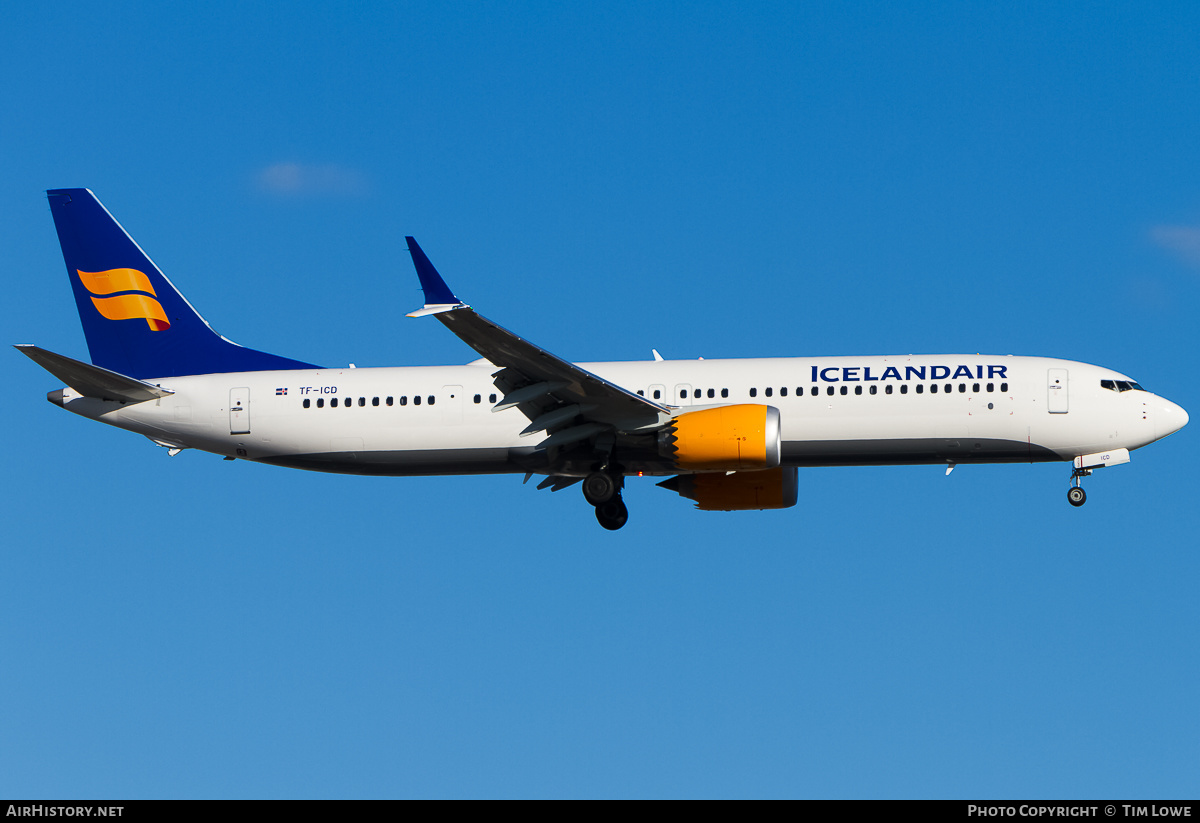 Aircraft Photo of TF-ICD | Boeing 737-9 Max 9 | Icelandair | AirHistory.net #514181