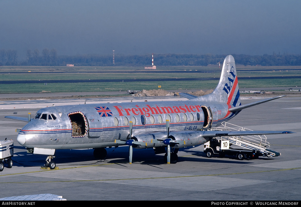 Aircraft Photo of G-BLOA | Vickers 806 Viscount | British Air Ferries - BAF | AirHistory.net #514203