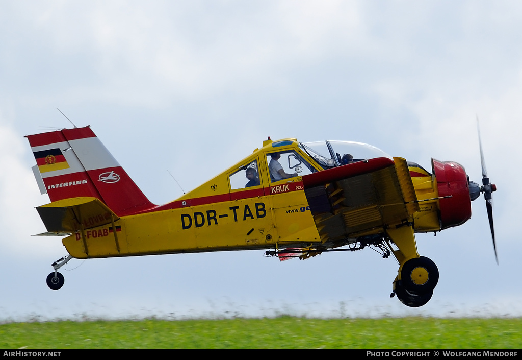 Aircraft Photo of D-FOAB / DDR-TAB | PZL-Okecie PZL-106AR/2M Kruk | Gehling Flugtechnik | Interflug | AirHistory.net #514209
