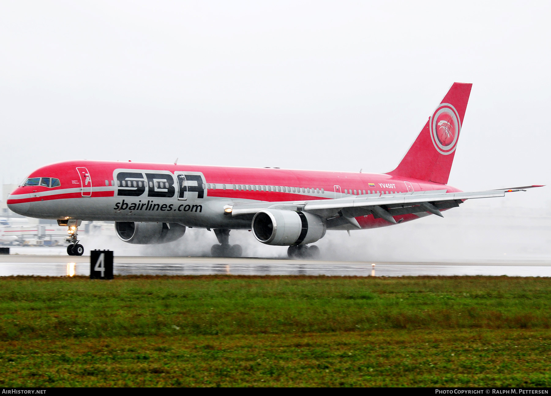 Aircraft Photo of YV450T | Boeing 757-236 | SBA Airlines | AirHistory.net #514213