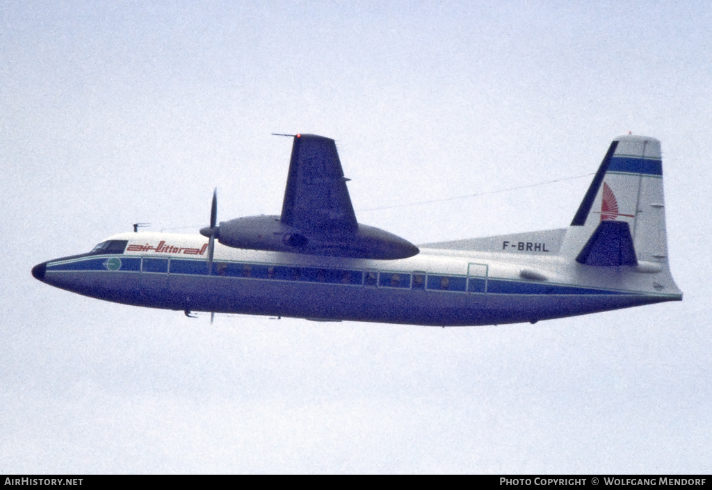 Aircraft Photo of F-BRHL | Fokker F27-200 Friendship | Air Littoral | AirHistory.net #514228