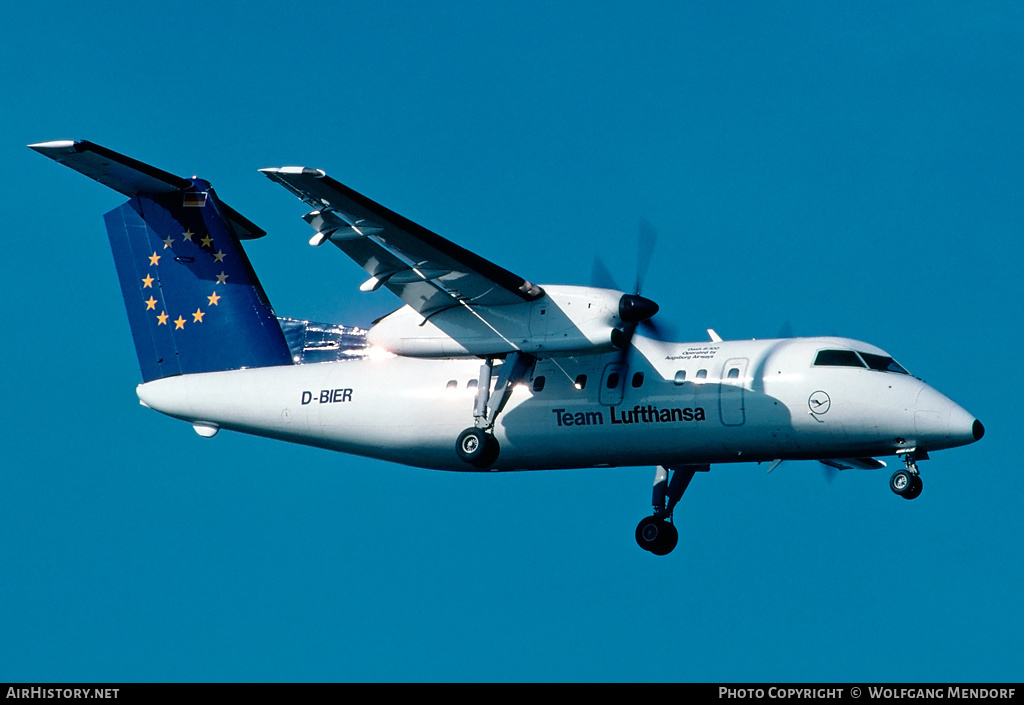 Aircraft Photo of D-BIER | De Havilland Canada DHC-8-103 Dash 8 | Team Lufthansa | AirHistory.net #514230