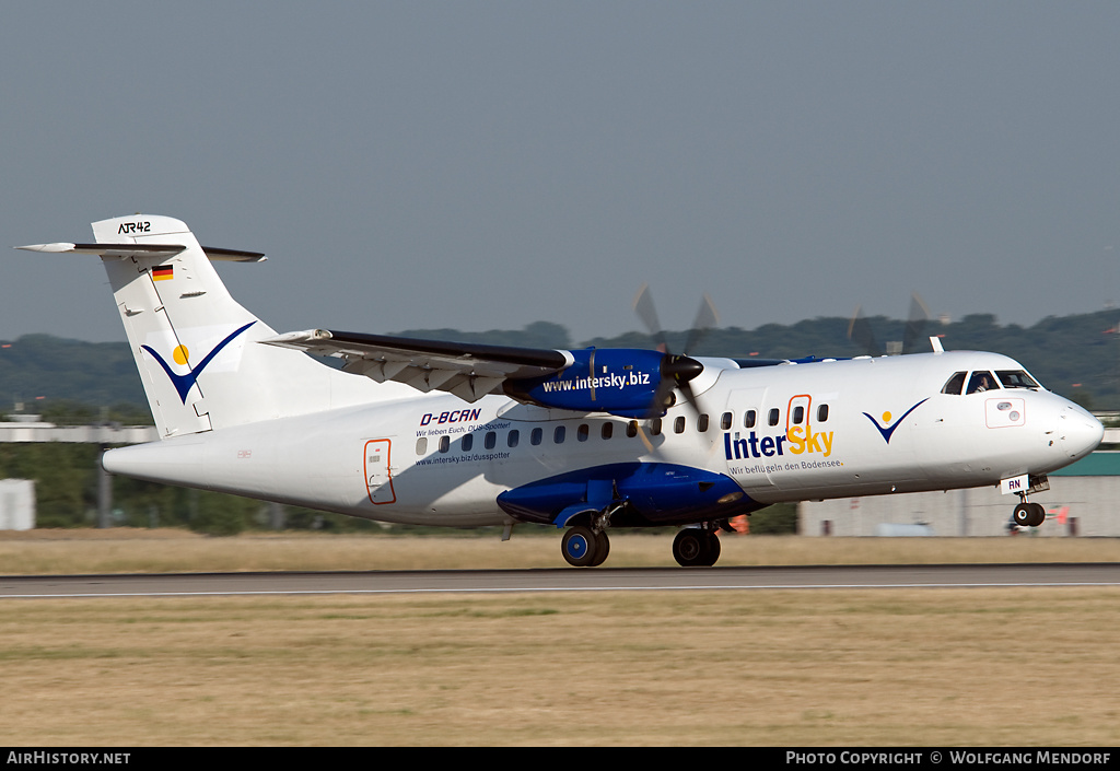 Aircraft Photo of D-BCRN | ATR ATR-42-300 | InterSky | AirHistory.net #514239