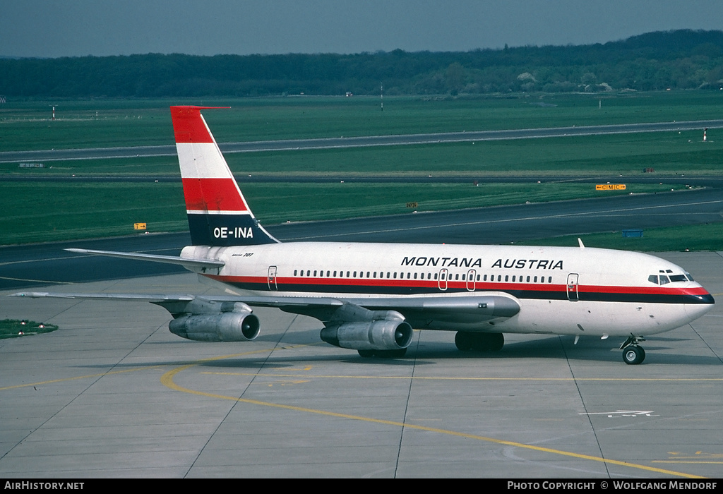 Aircraft Photo of OE-INA | Boeing 707-138B | Montana Austria | AirHistory.net #514241