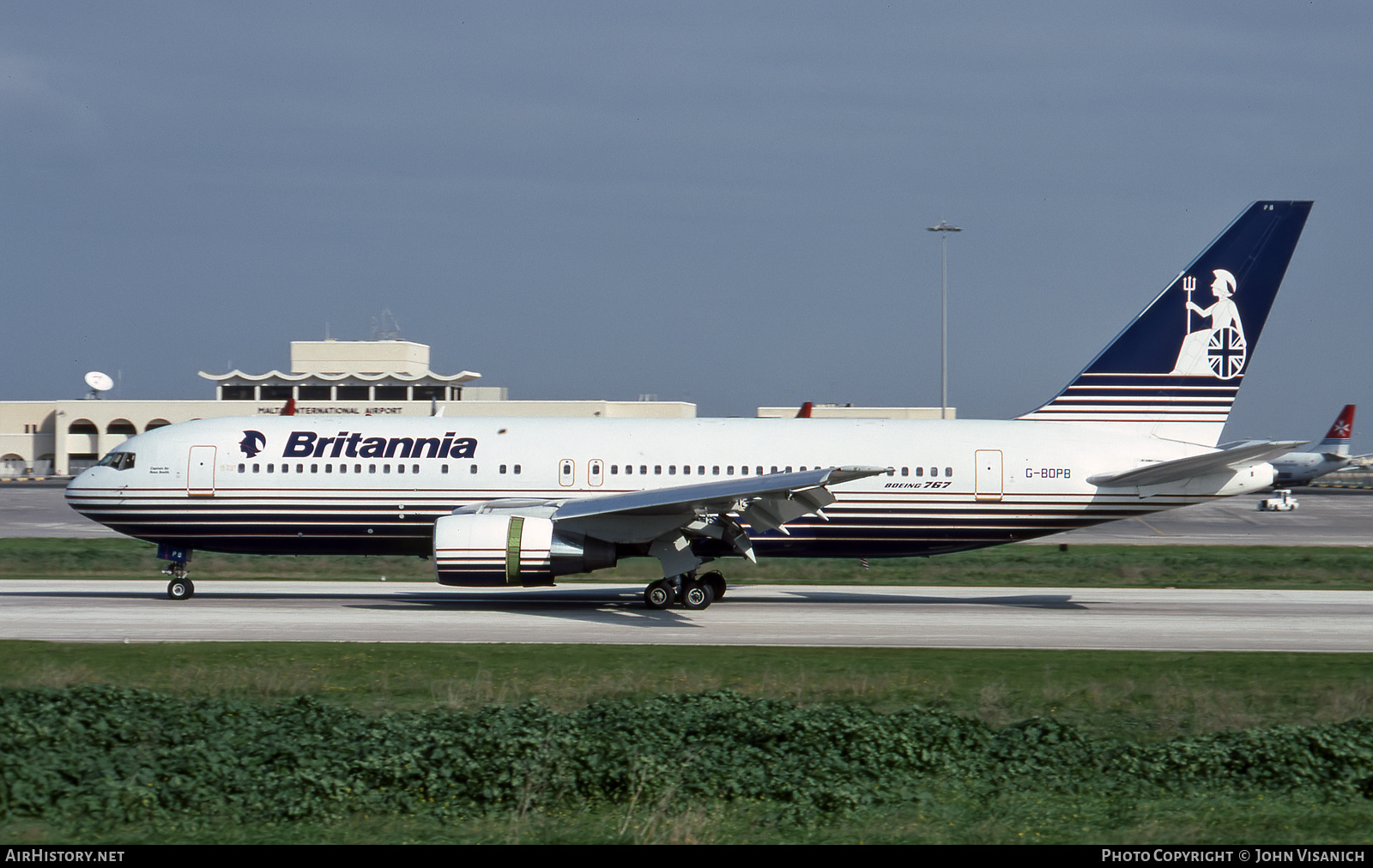 Aircraft Photo of G-BOPB | Boeing 767-204/ER | Britannia Airways | AirHistory.net #514254