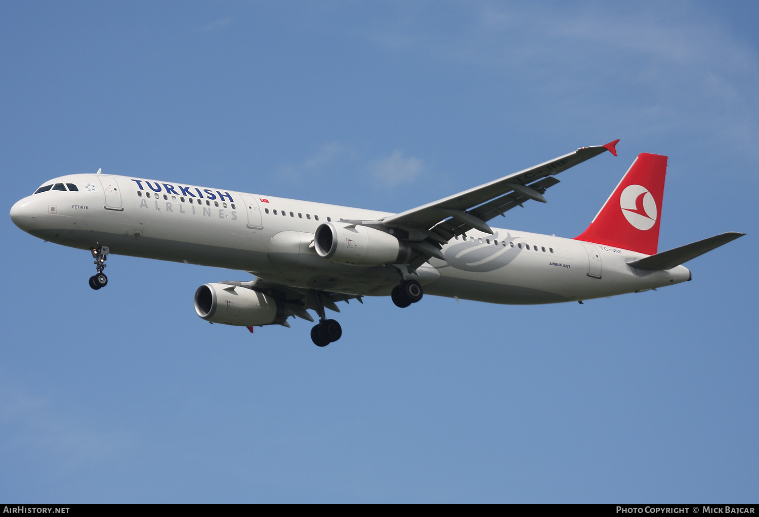 Aircraft Photo of TC-JRF | Airbus A321-231 | Turkish Airlines | AirHistory.net #514267