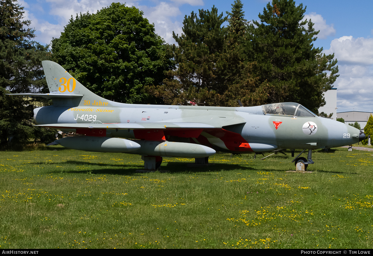 Aircraft Photo of J-4029 | Hawker Hunter F58 | Switzerland - Air Force | AirHistory.net #514305