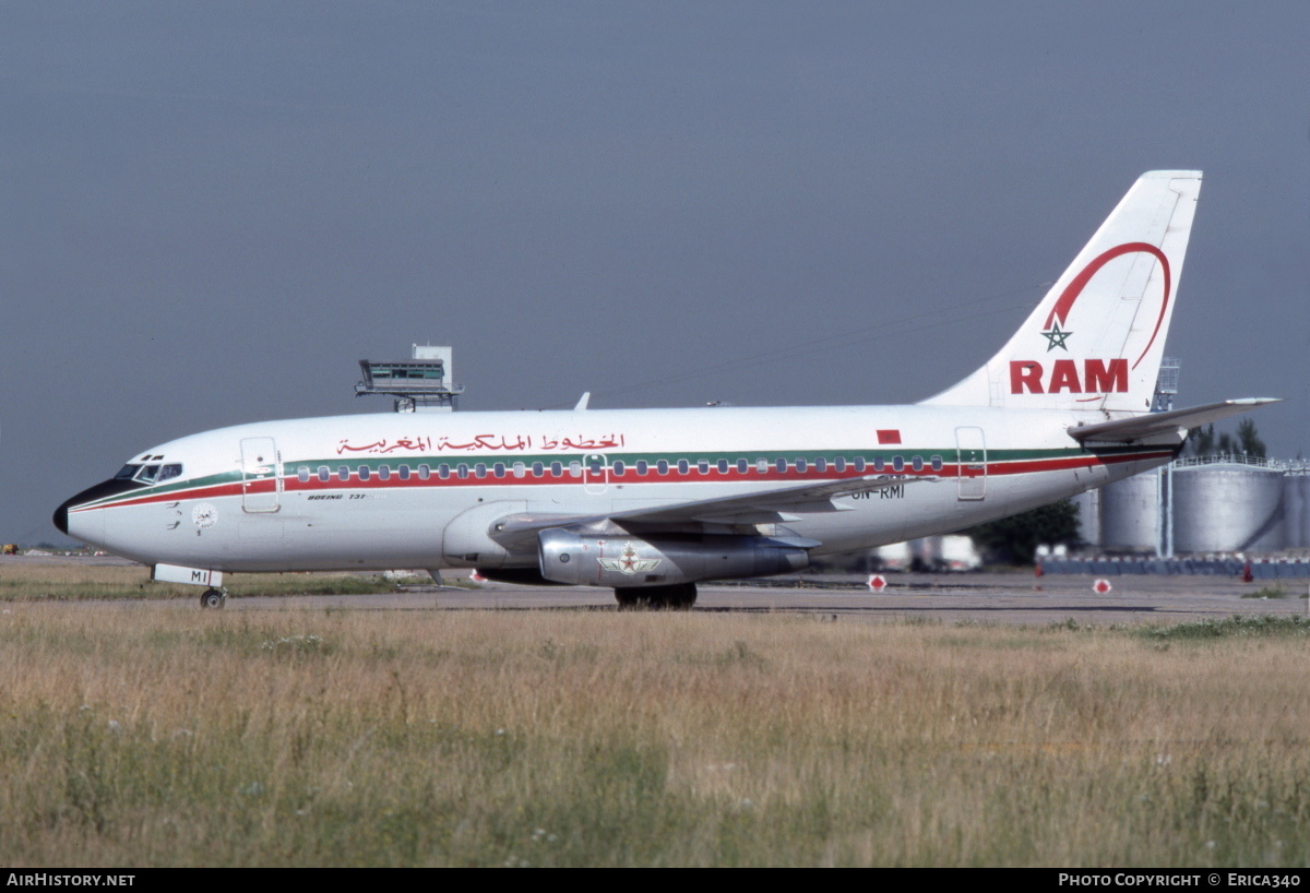 Aircraft Photo of CN-RMI | Boeing 737-2B6/Adv | Royal Air Maroc - RAM | AirHistory.net #514319