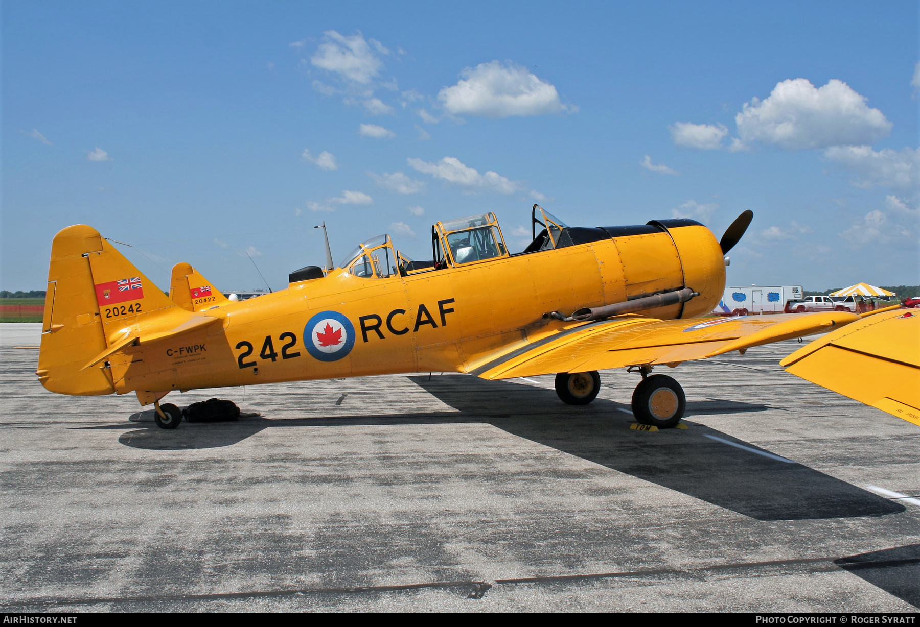 Aircraft Photo of C-FWPK / 20242 | North American Harvard Mk4 | Canada - Air Force | AirHistory.net #514320