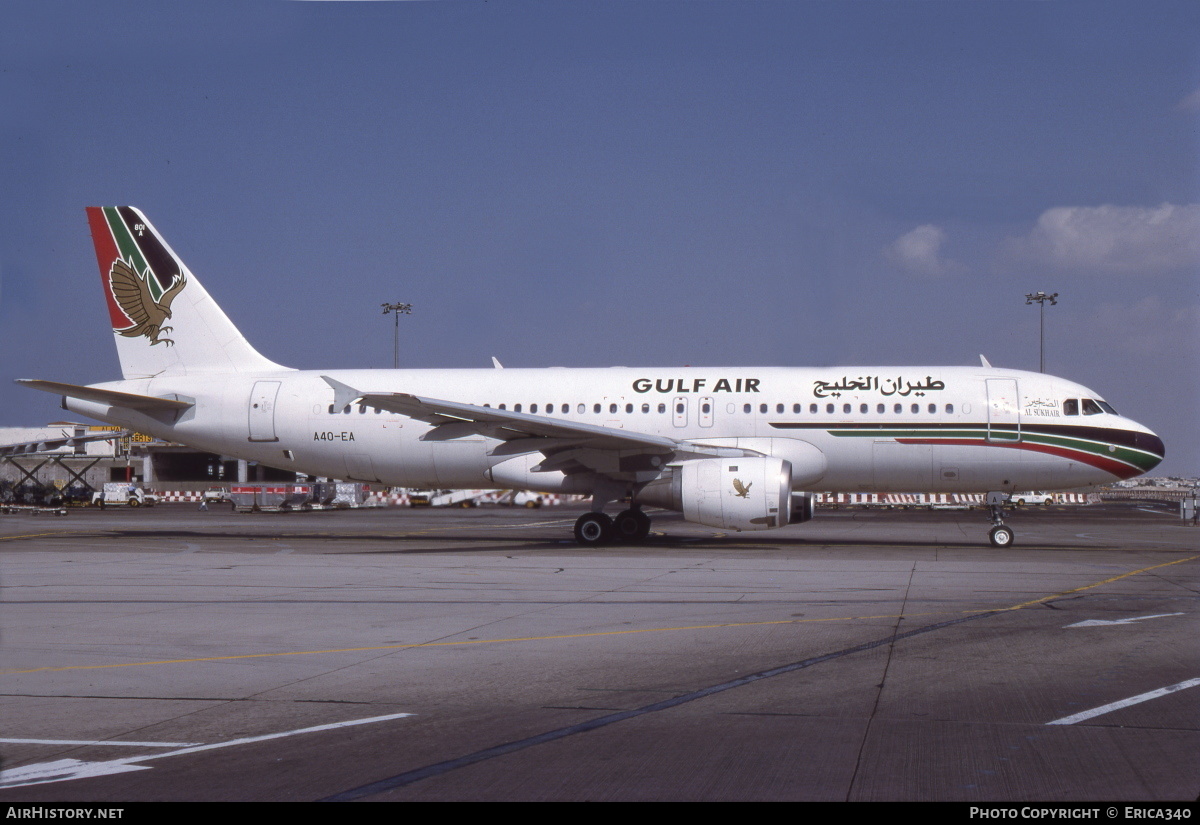 Aircraft Photo of A4O-EA | Airbus A320-212 | Gulf Air | AirHistory.net #514325