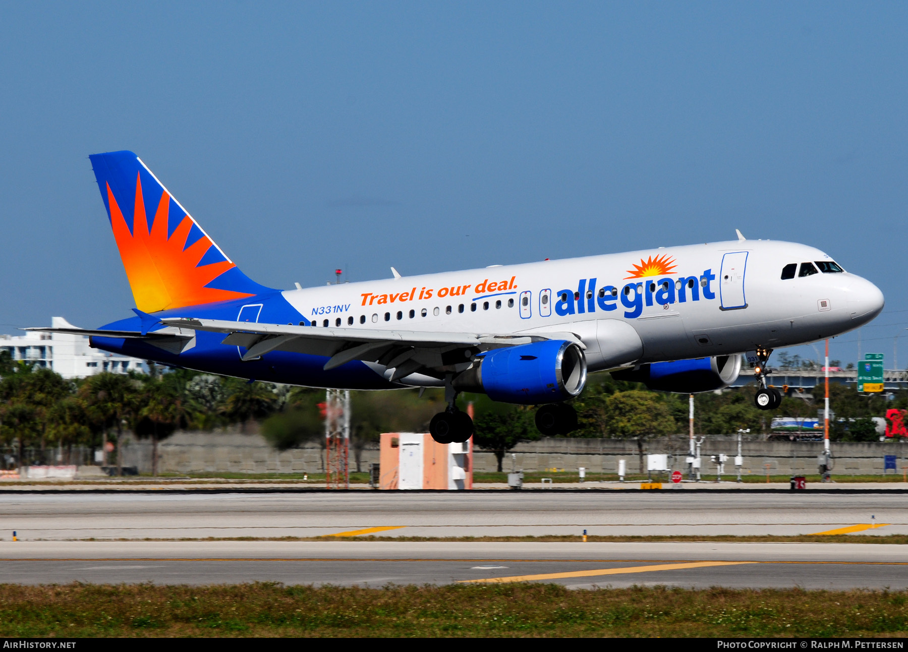 Aircraft Photo of N331NV | Airbus A319-111 | Allegiant Air | AirHistory.net #514328