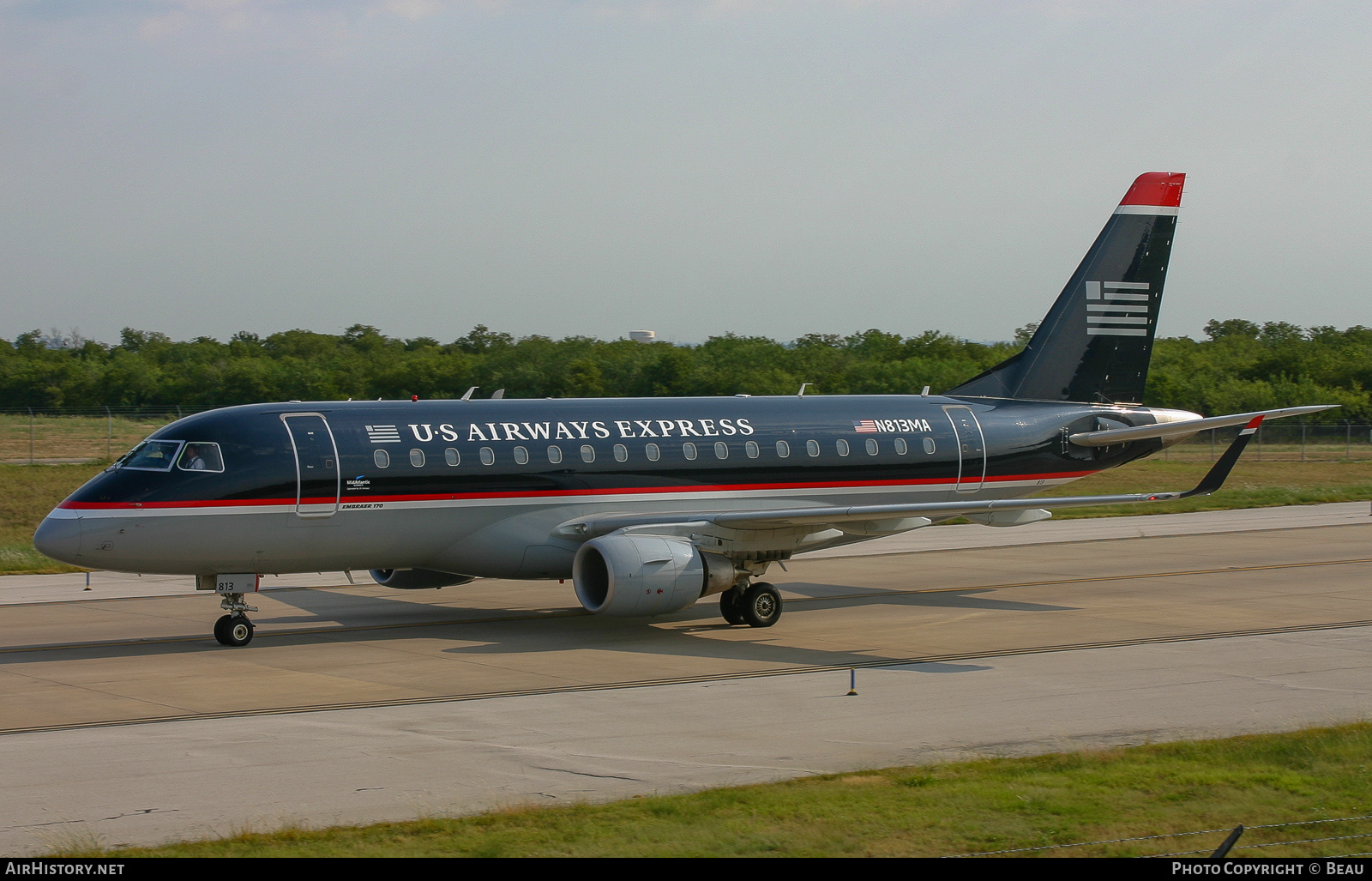 Aircraft Photo of N813MA | Embraer 170SU (ERJ-170-100SU) | US Airways Express | AirHistory.net #514361