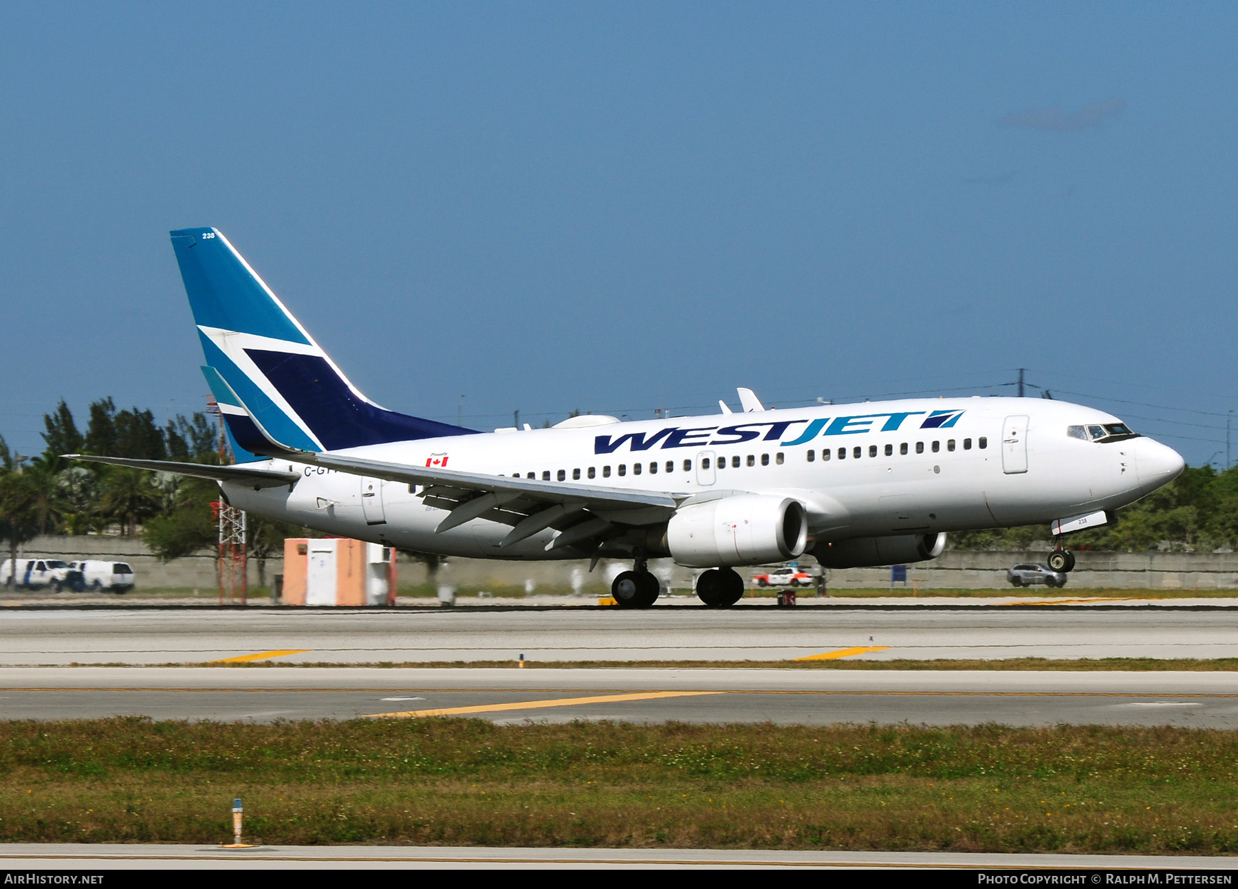 Aircraft Photo of C-GYWJ | Boeing 737-7CT | WestJet | AirHistory.net #514364