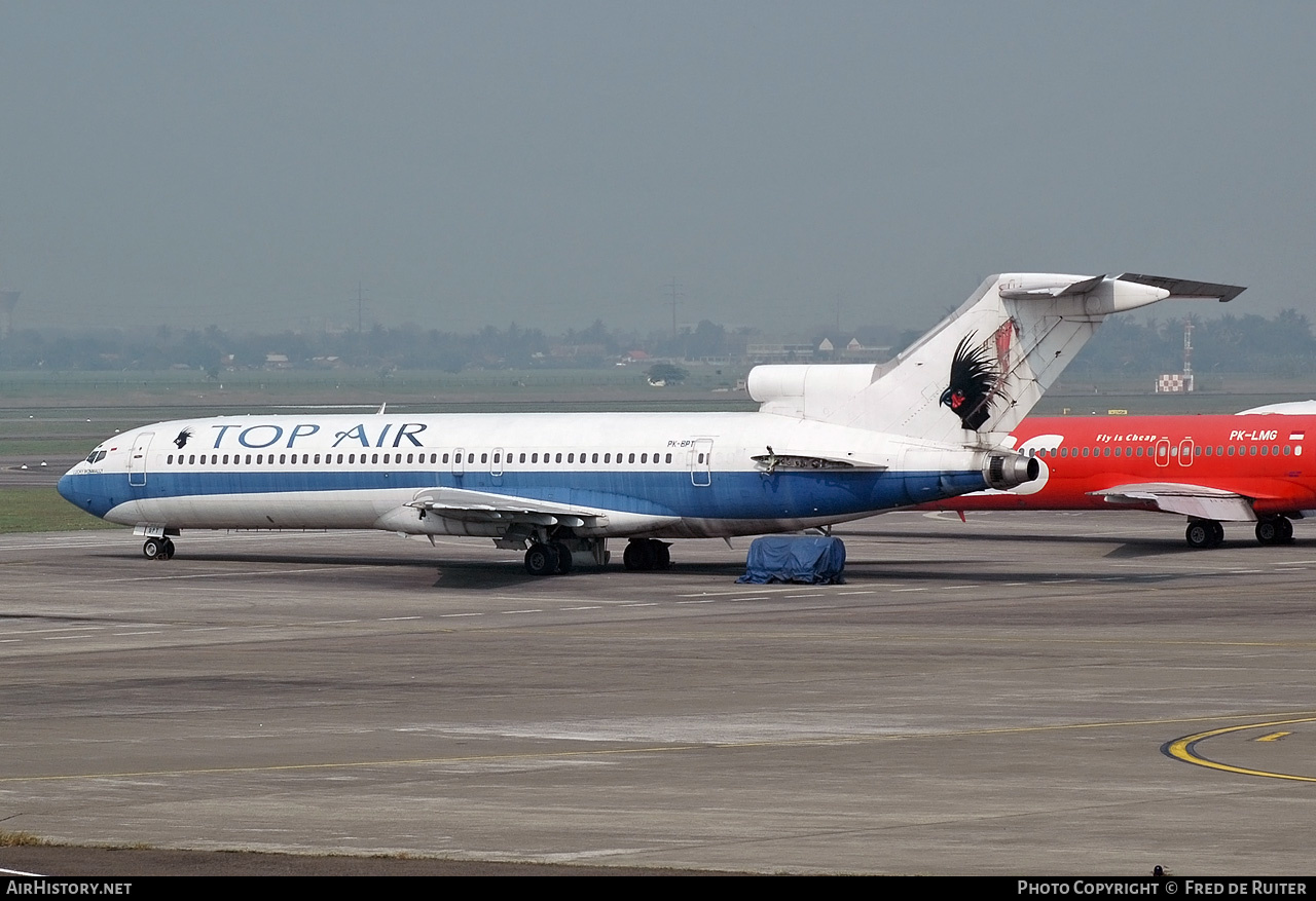 Aircraft Photo of PK-BPT | Boeing 727-227/Adv | Top Air | AirHistory.net #514411