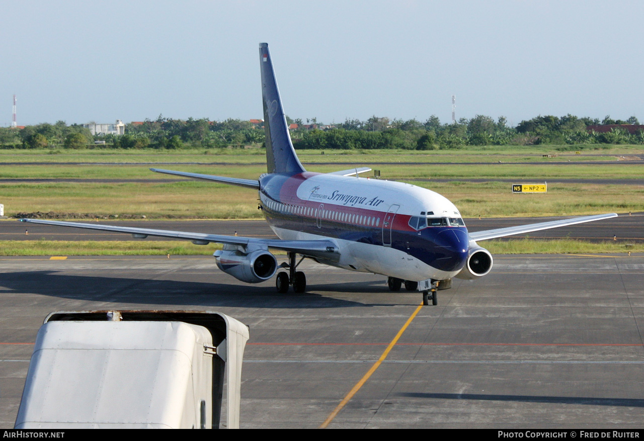 Aircraft Photo of PK-CJM | Boeing 737-2B7/Adv | Sriwijaya Air | AirHistory.net #514431