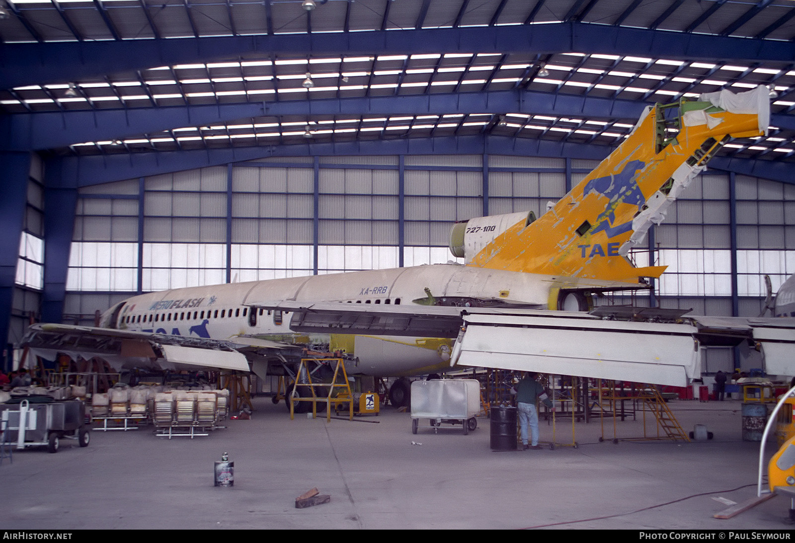 Aircraft Photo of XA-RRB | Boeing 727-64 | TAESA - Transportes Aéreos Ejecutivos | AirHistory.net #514475