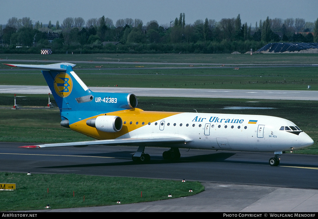 Aircraft Photo of UR-42383 | Yakovlev Yak-42D | Air Ukraine | AirHistory.net #514487