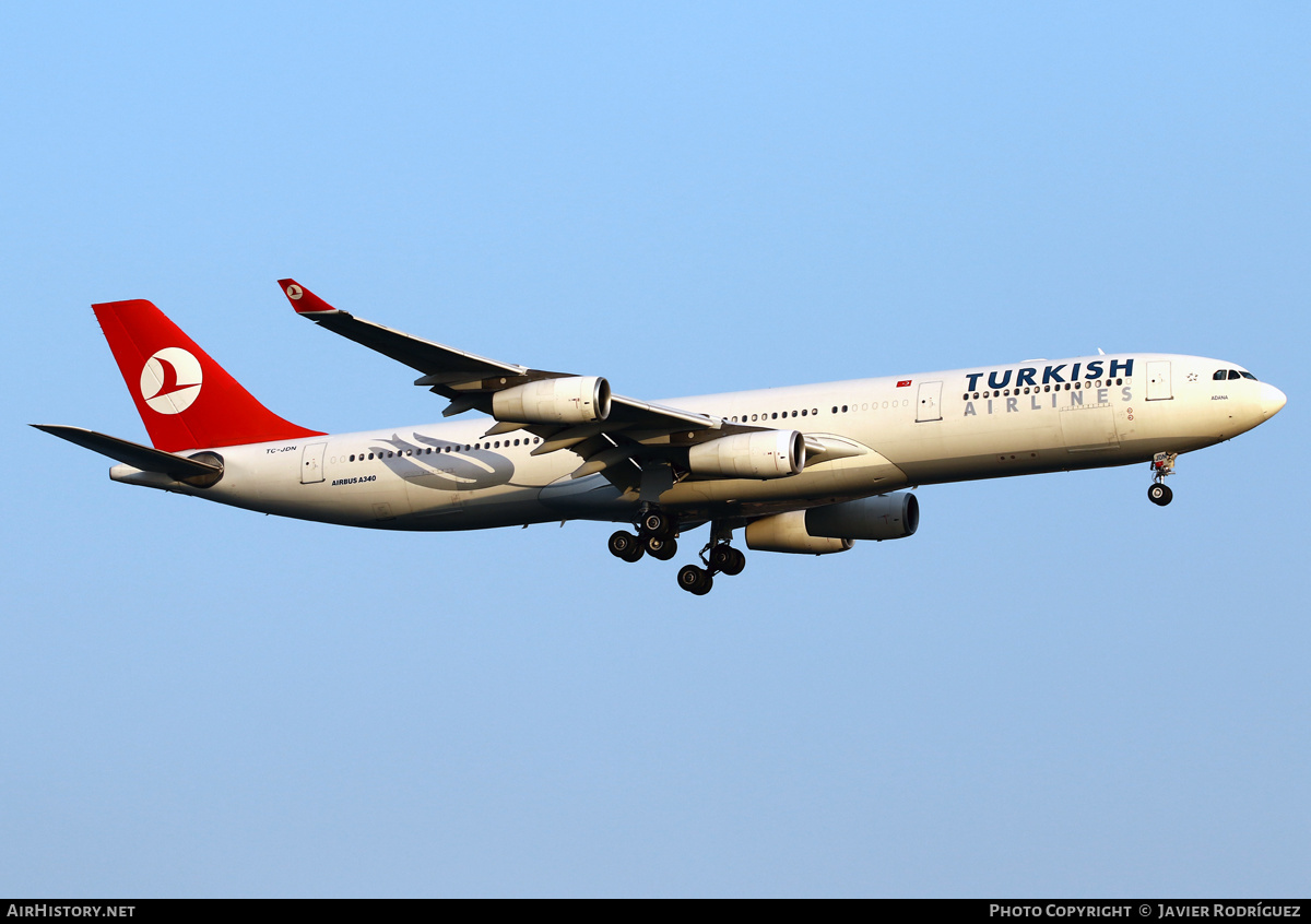 Aircraft Photo of TC-JDN | Airbus A340-313 | Turkish Airlines | AirHistory.net #514518