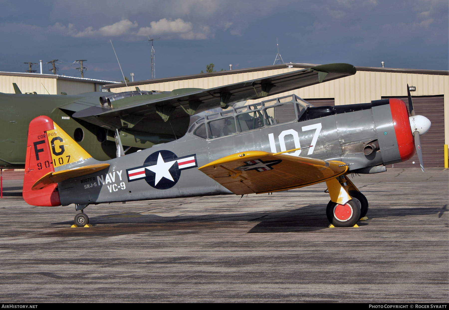 Aircraft Photo of N107FG / 90-107 | North American AT-6D Texan | USA - Navy | AirHistory.net #514530