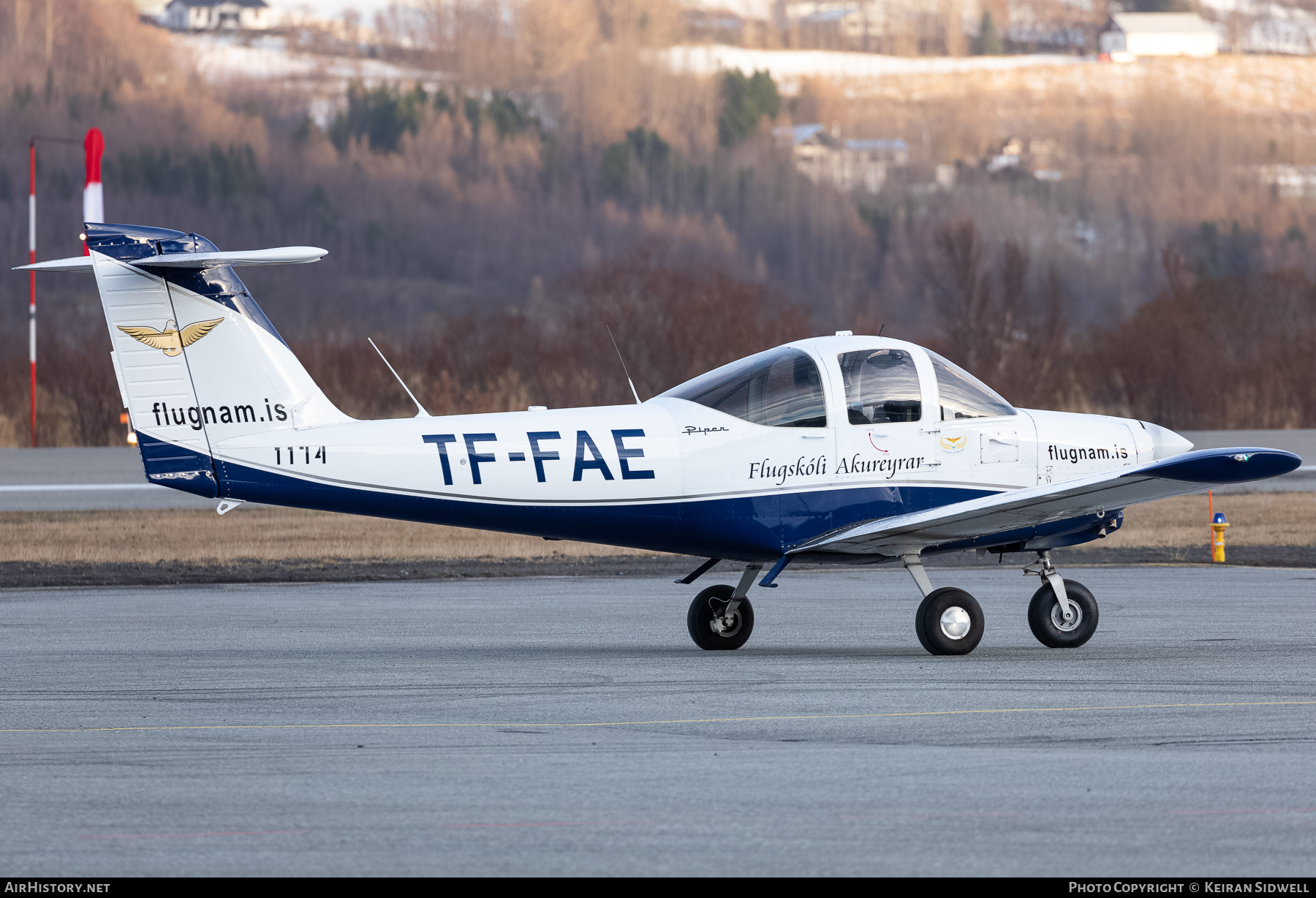 Aircraft Photo of TF-FAE | Piper PA-38-112 Tomahawk | Flugskóli Akureyrar | AirHistory.net #514538