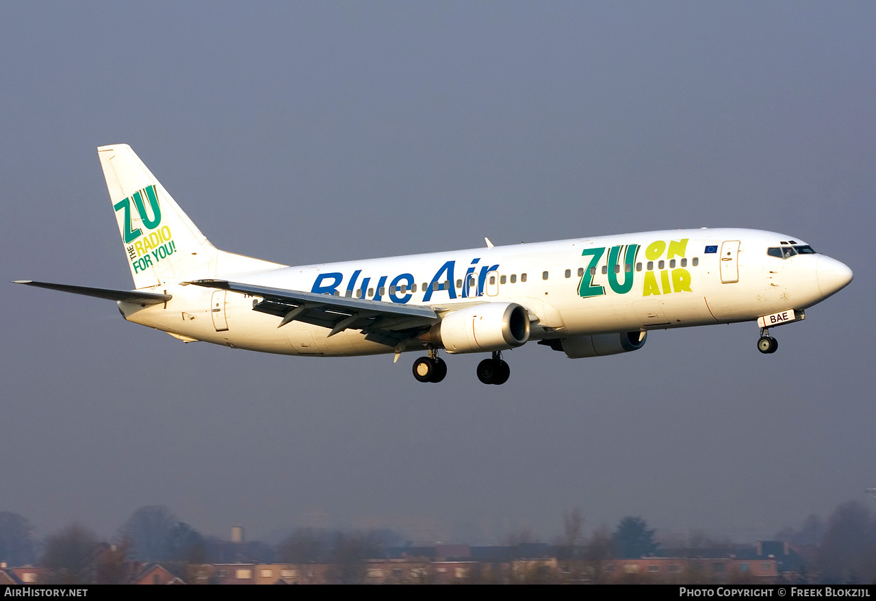 Aircraft Photo of YR-BAE | Boeing 737-46N | Blue Air | AirHistory.net #514541