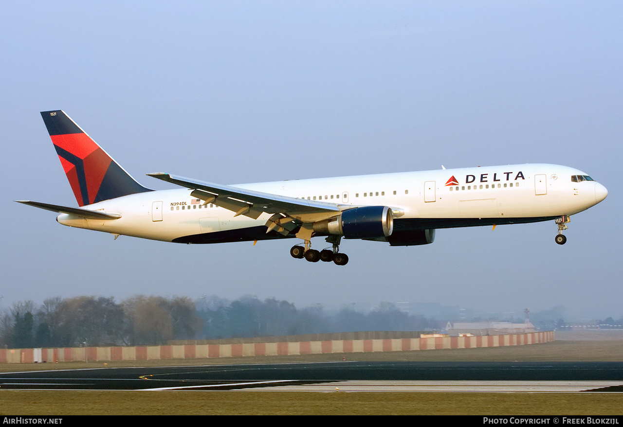 Aircraft Photo of N394DL | Boeing 767-324/ER | Delta Air Lines | AirHistory.net #514568