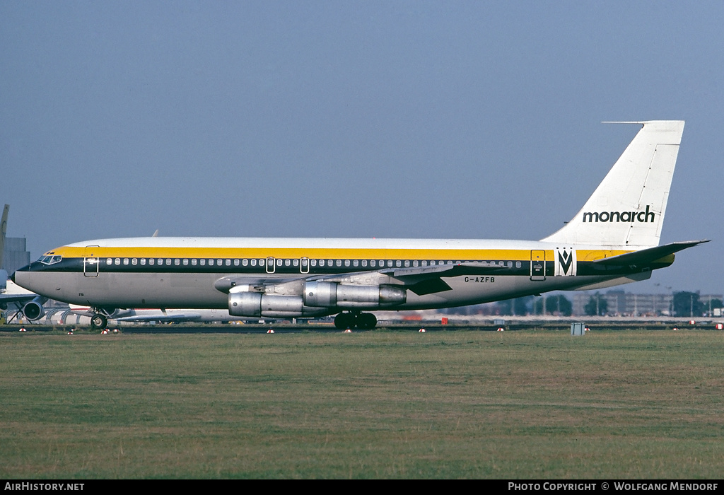 Aircraft Photo of G-AZFB | Boeing 720-051B | Monarch Airlines | AirHistory.net #514595