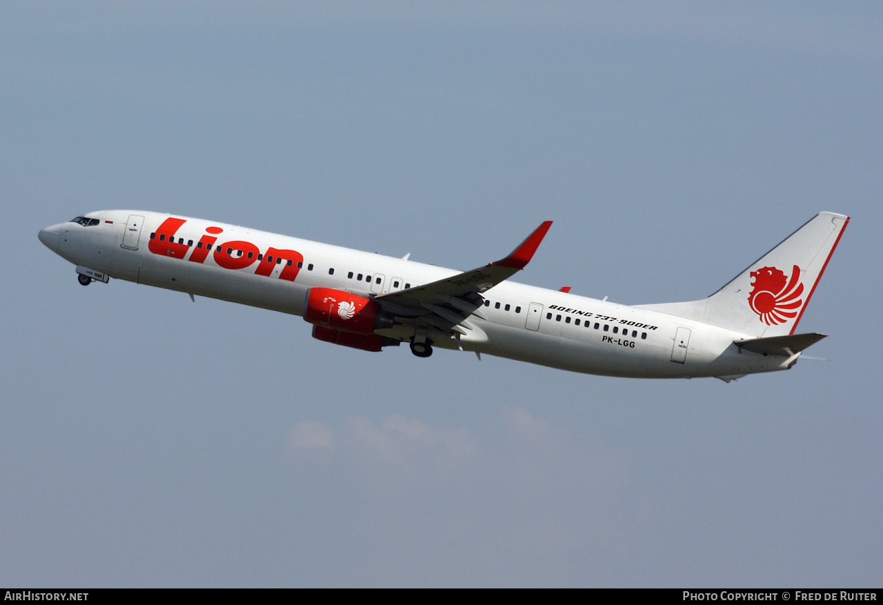 Aircraft Photo of PK-LGG | Boeing 737-9GP/ER | Lion Air | AirHistory.net #514656