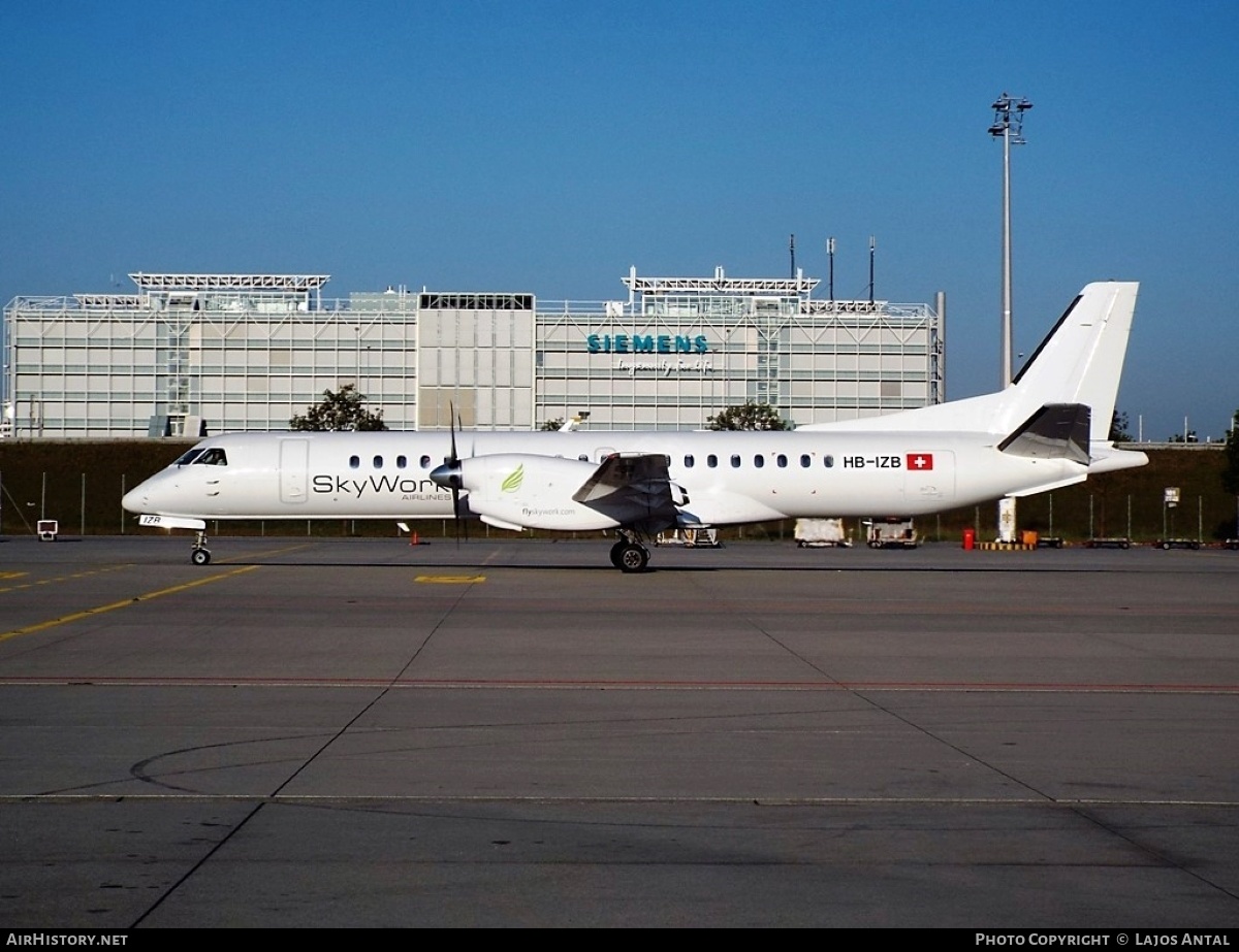Aircraft Photo of HB-IZB | Saab 2000 | SkyWork Airlines | AirHistory.net #514660
