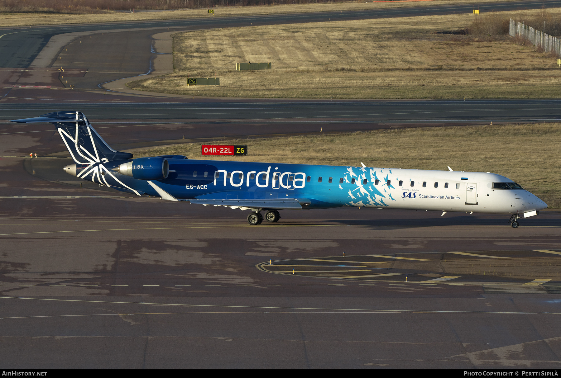 Aircraft Photo of ES-ACC | Bombardier CRJ-900ER (CL-600-2D24) | Nordica | AirHistory.net #514662