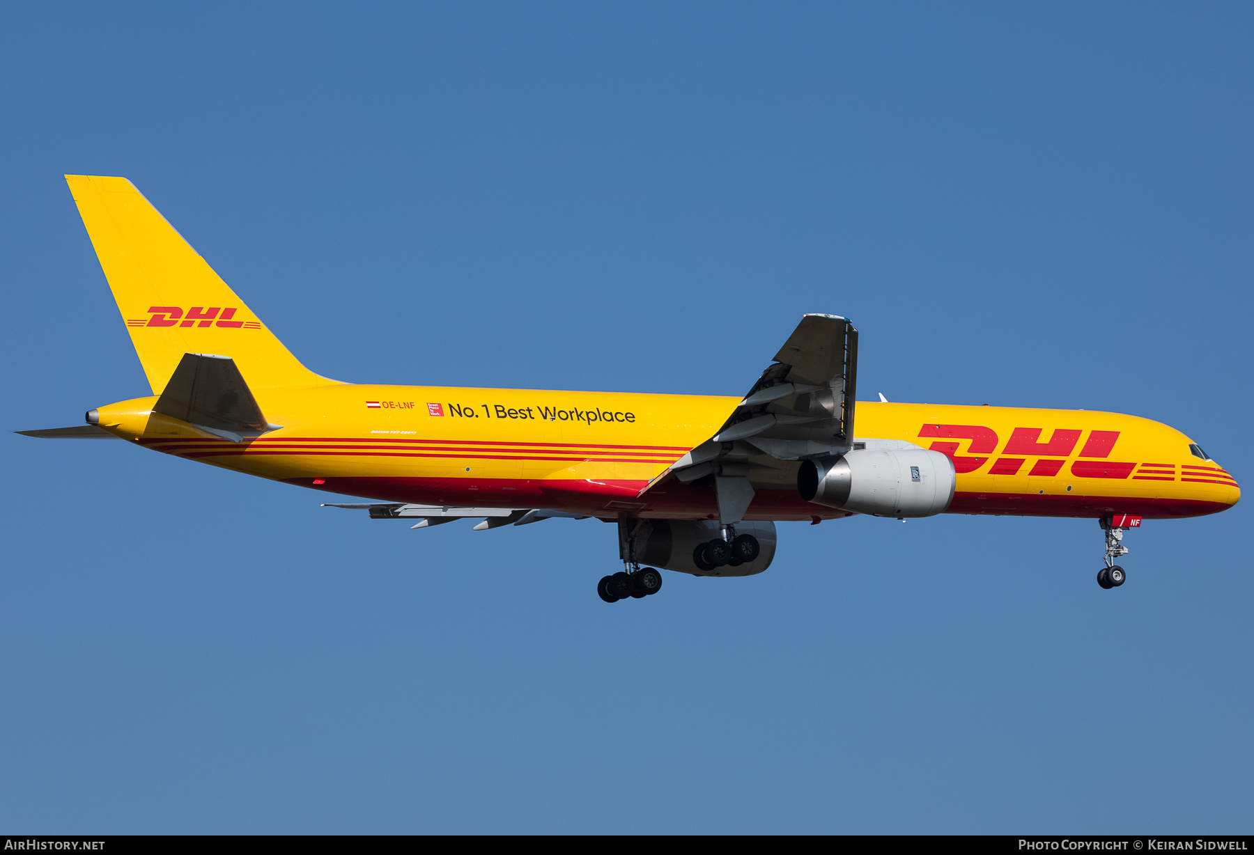 Aircraft Photo of OE-LNF | Boeing 757-236(PCF) | DHL International | AirHistory.net #514672