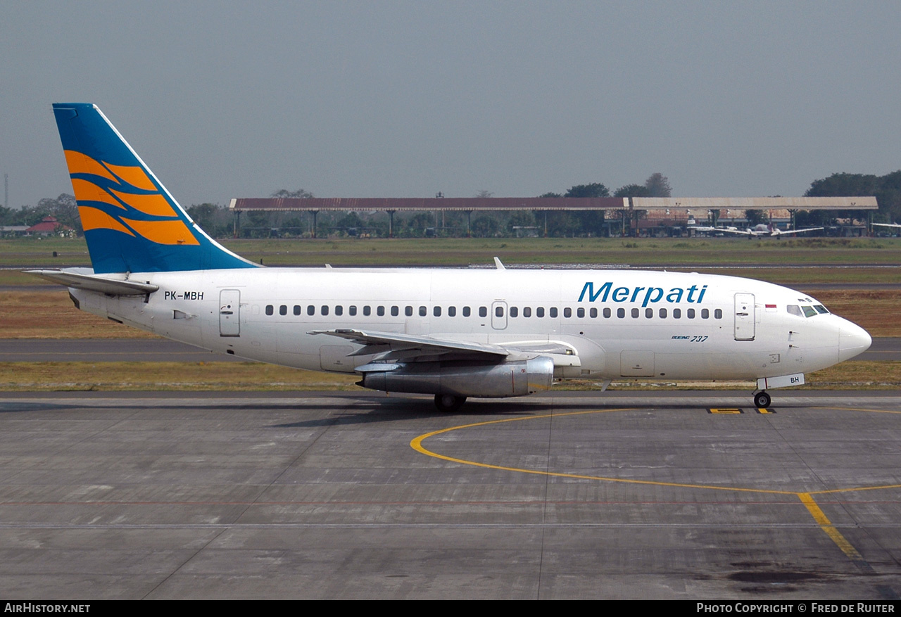 Aircraft Photo of PK-MBH | Boeing 737-2S3/Adv | Merpati Nusantara Airlines | AirHistory.net #514711