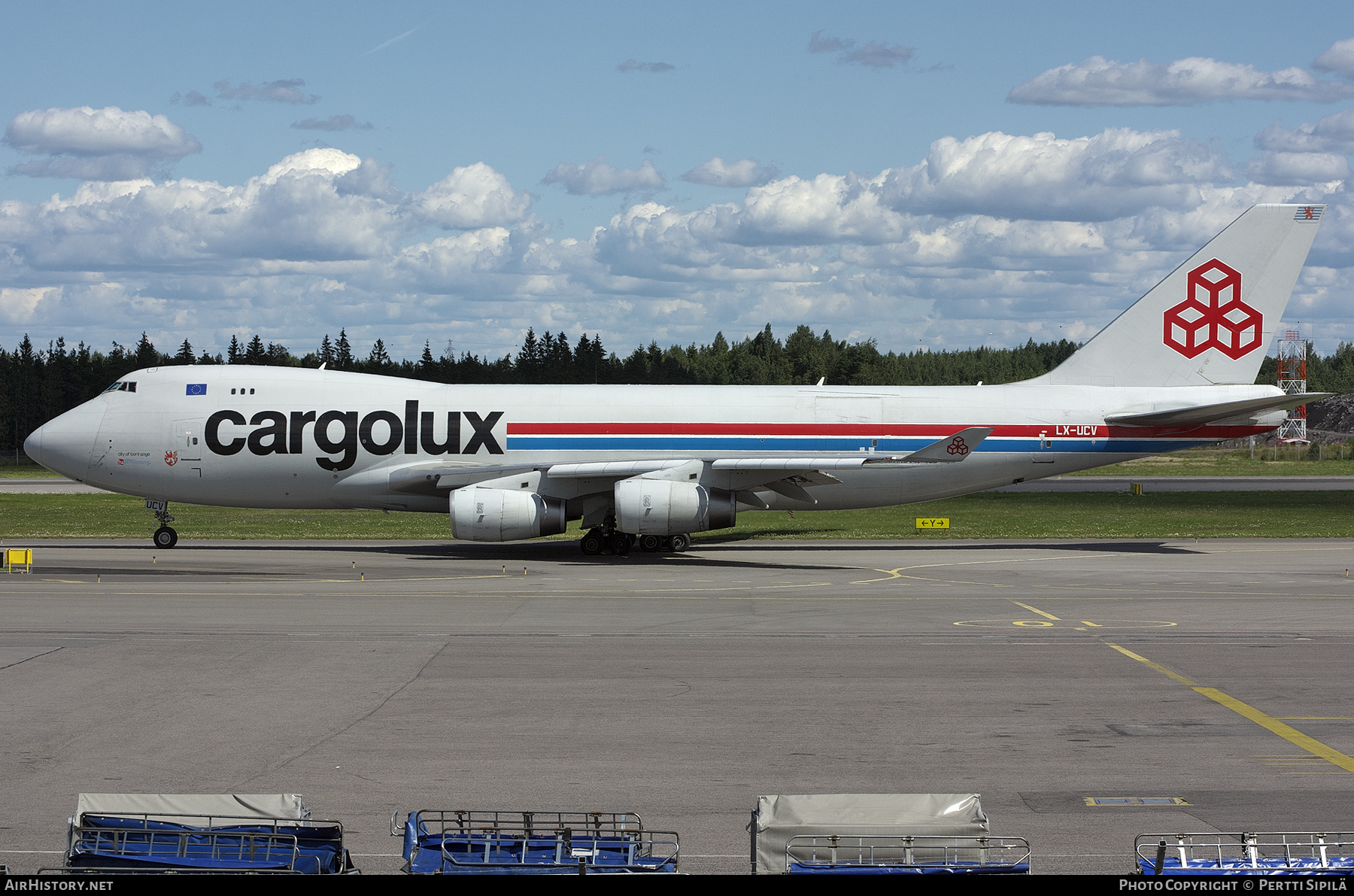 Aircraft Photo of LX-UCV | Boeing 747-4R7F/SCD | Cargolux | AirHistory.net #514757