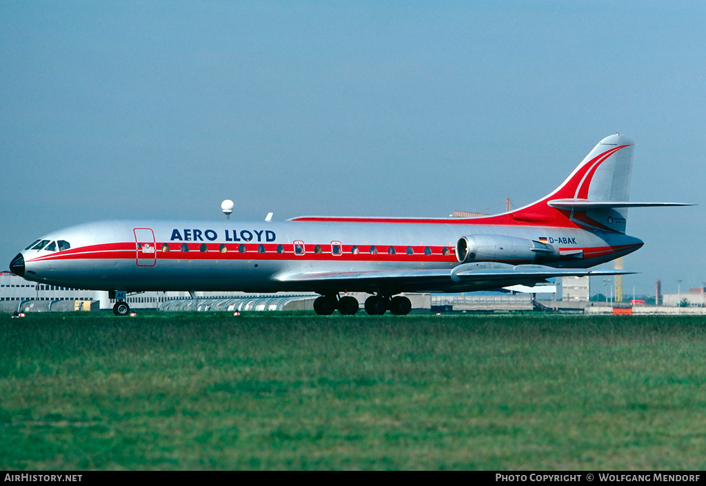 Aircraft Photo of D-ABAK | Sud SE-210 Caravelle 10B1R | Aero Lloyd | AirHistory.net #514764