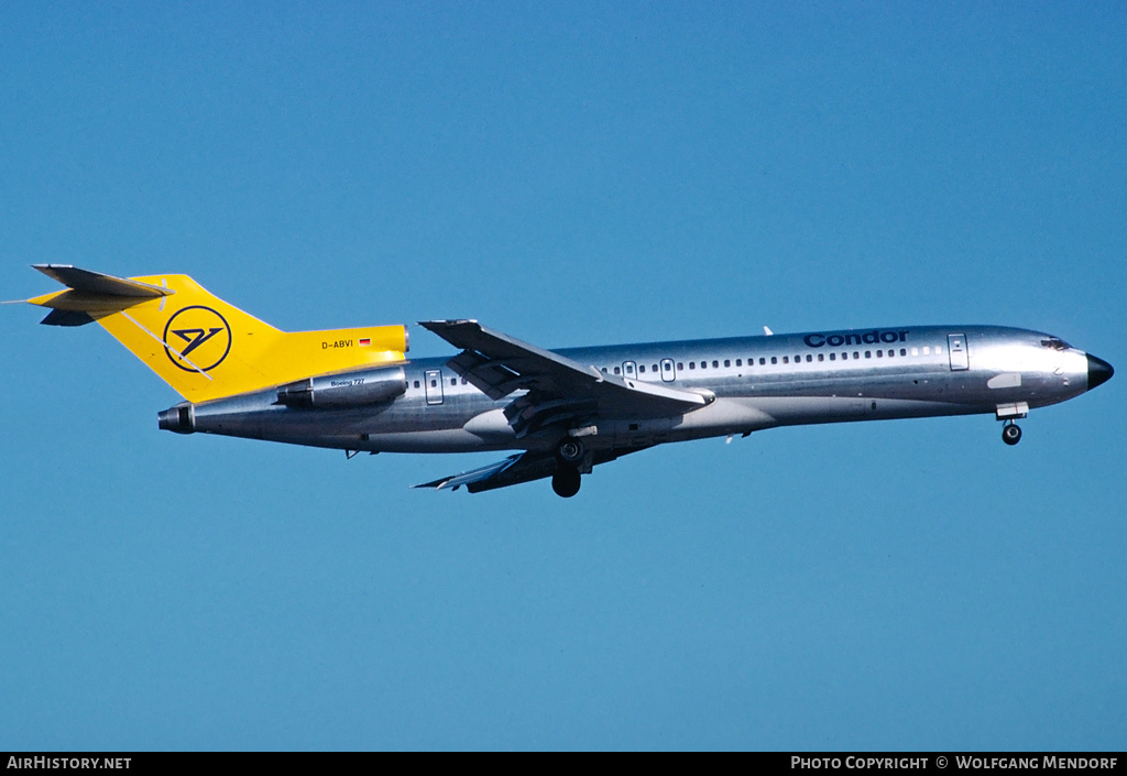 Aircraft Photo of D-ABVI | Boeing 727-230/Adv | Condor Flugdienst | AirHistory.net #514765