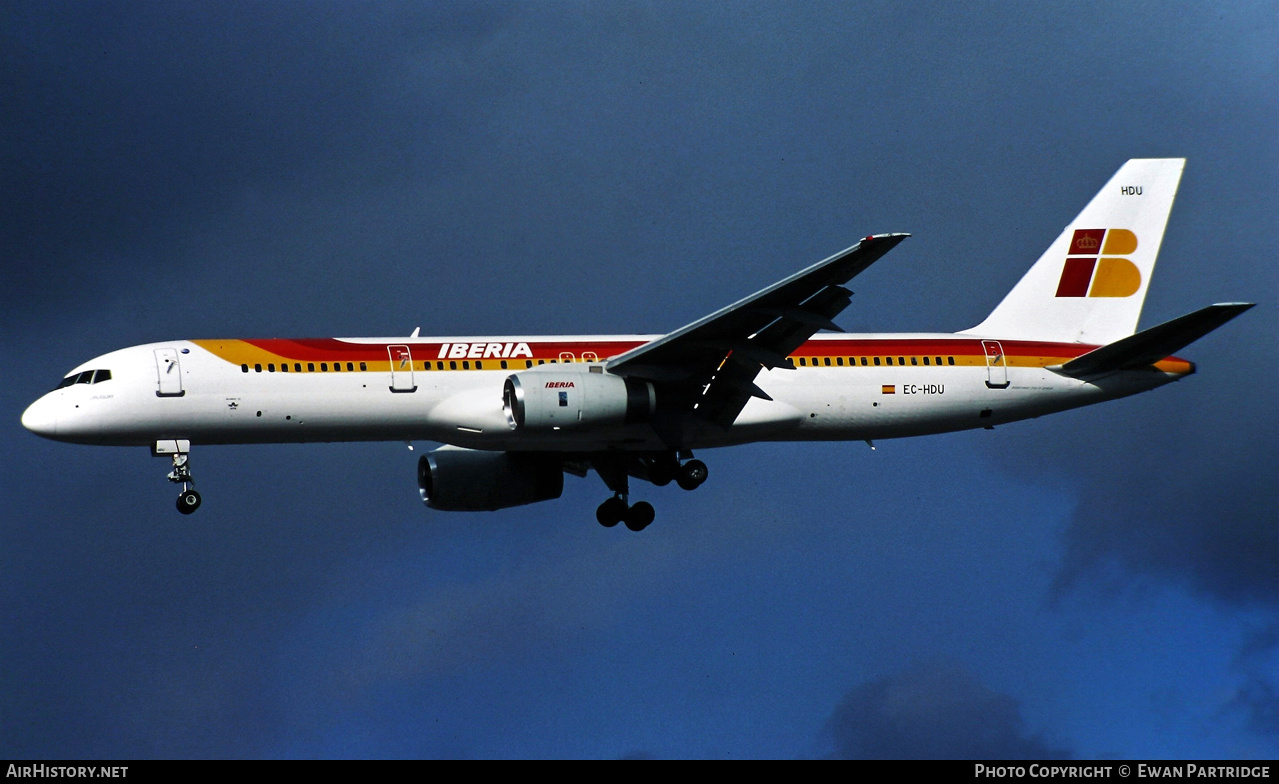 Aircraft Photo of EC-HDU | Boeing 757-256 | Iberia | AirHistory.net #514775