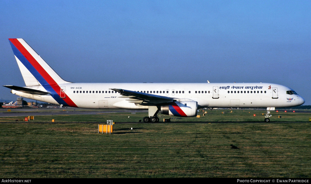 Aircraft Photo of 9N-ACB | Boeing 757-2F8C | Royal Nepal Airlines | AirHistory.net #514779