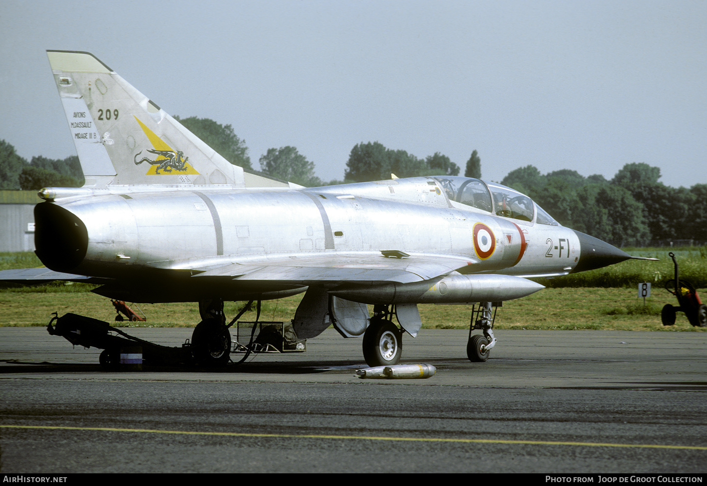 Aircraft Photo of 209 | Dassault Mirage IIIB | France - Air Force | AirHistory.net #514789