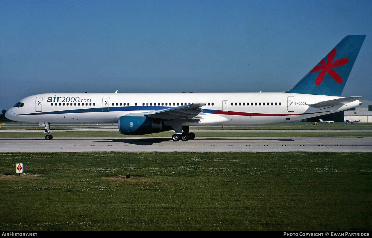 Aircraft Photo of G-OOOZ | Boeing 757-236 | Air 2000 | AirHistory.net #514809
