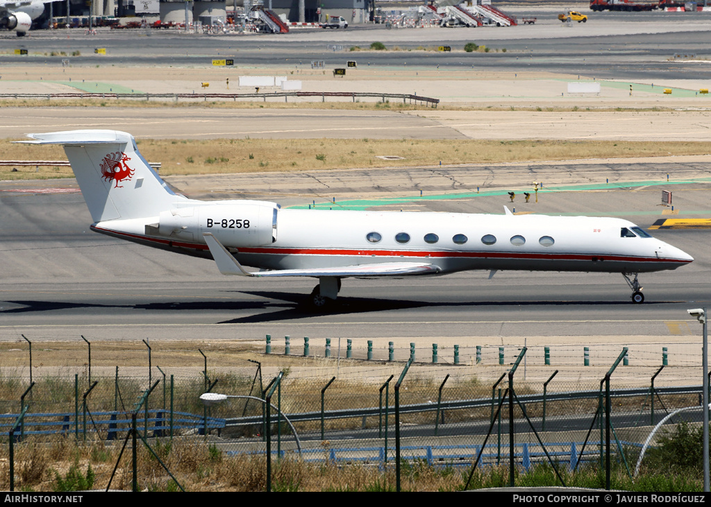 Aircraft Photo of B-8258 | Gulfstream Aerospace G-V-SP Gulfstream G550 | AirHistory.net #514827