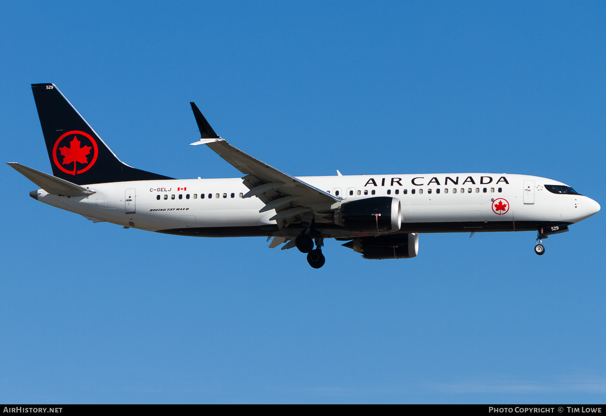 Aircraft Photo of C-GELJ | Boeing 737-8 Max 8 | Air Canada | AirHistory.net #514829