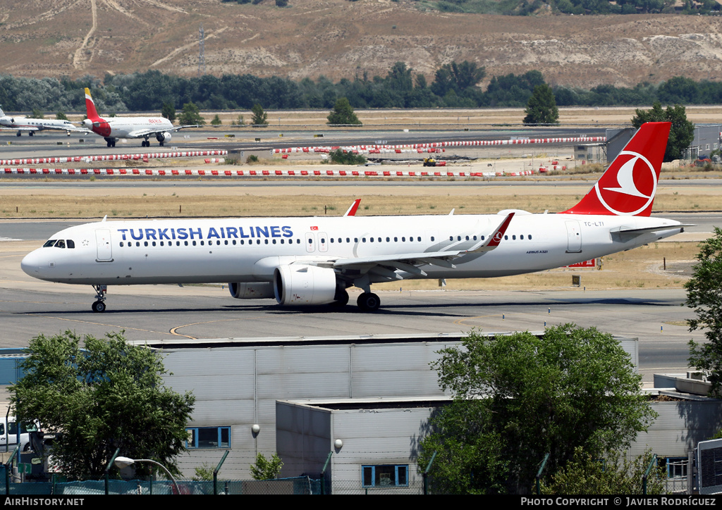 Aircraft Photo of TC-LTI | Airbus A321-271NX | Turkish Airlines | AirHistory.net #514830