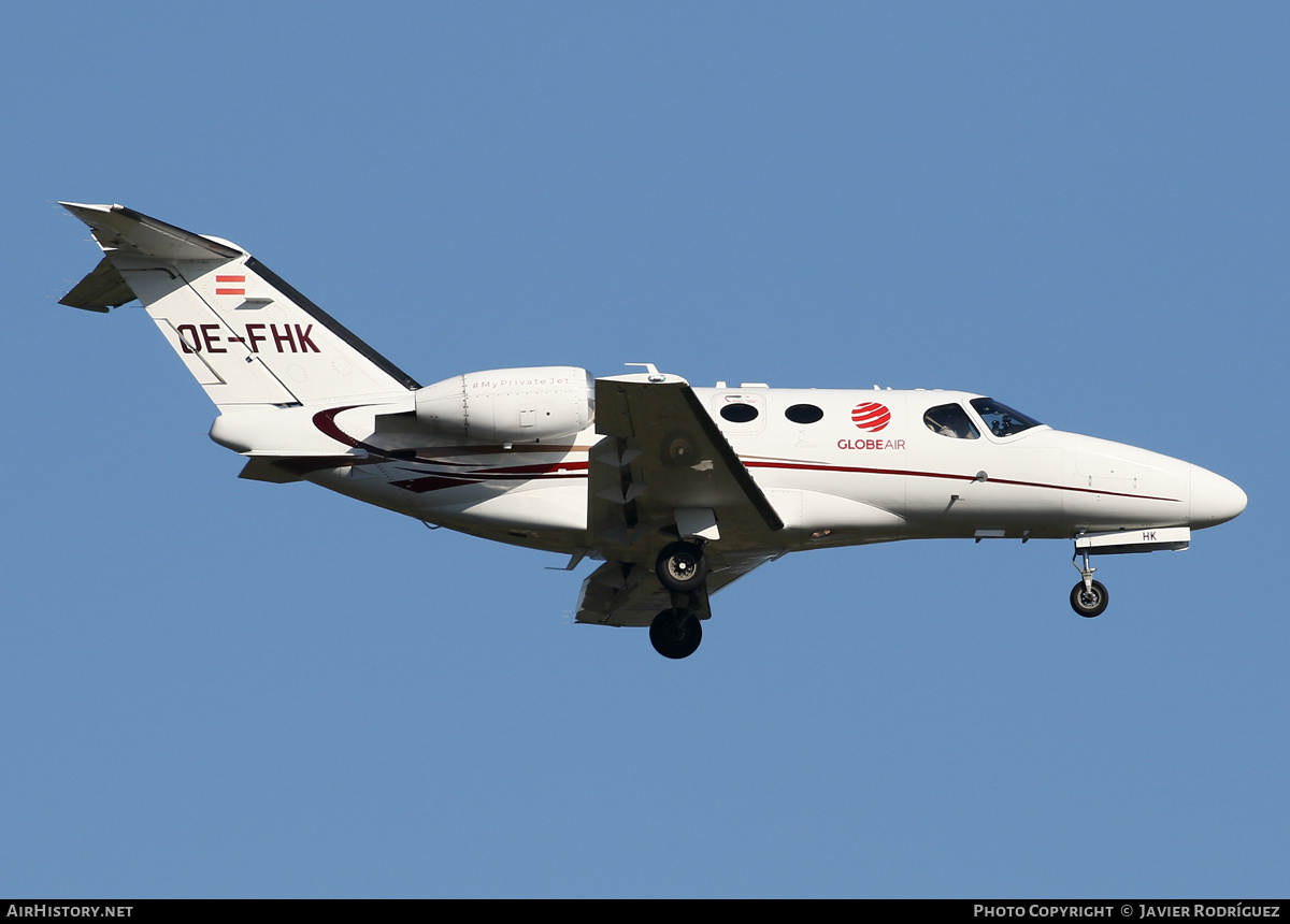 Aircraft Photo of OE-FHK | Cessna 510 Citation Mustang | GlobeAir | AirHistory.net #514833