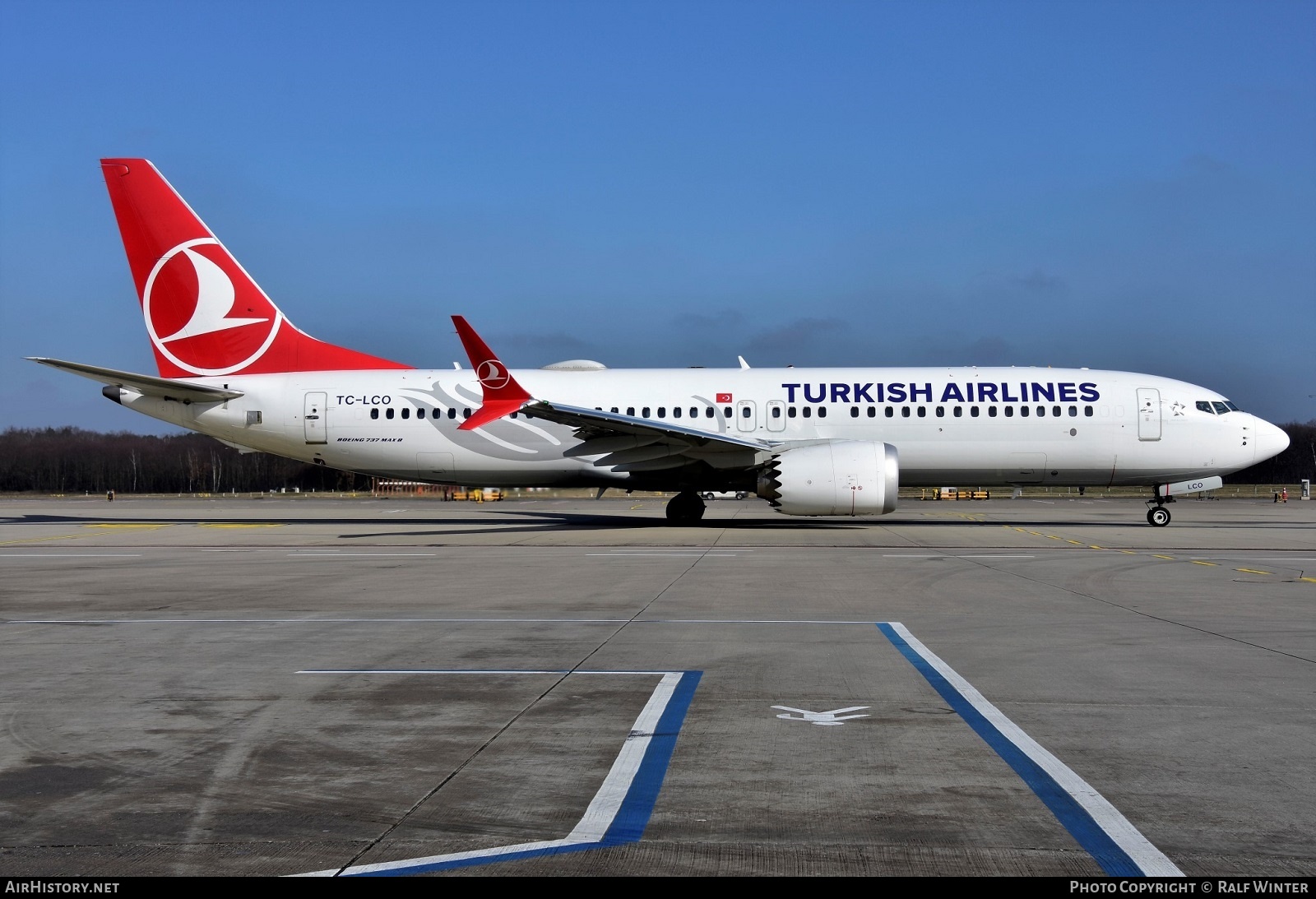 Aircraft Photo of TC-LCO | Boeing 737-8 Max 8 | Turkish Airlines | AirHistory.net #514850
