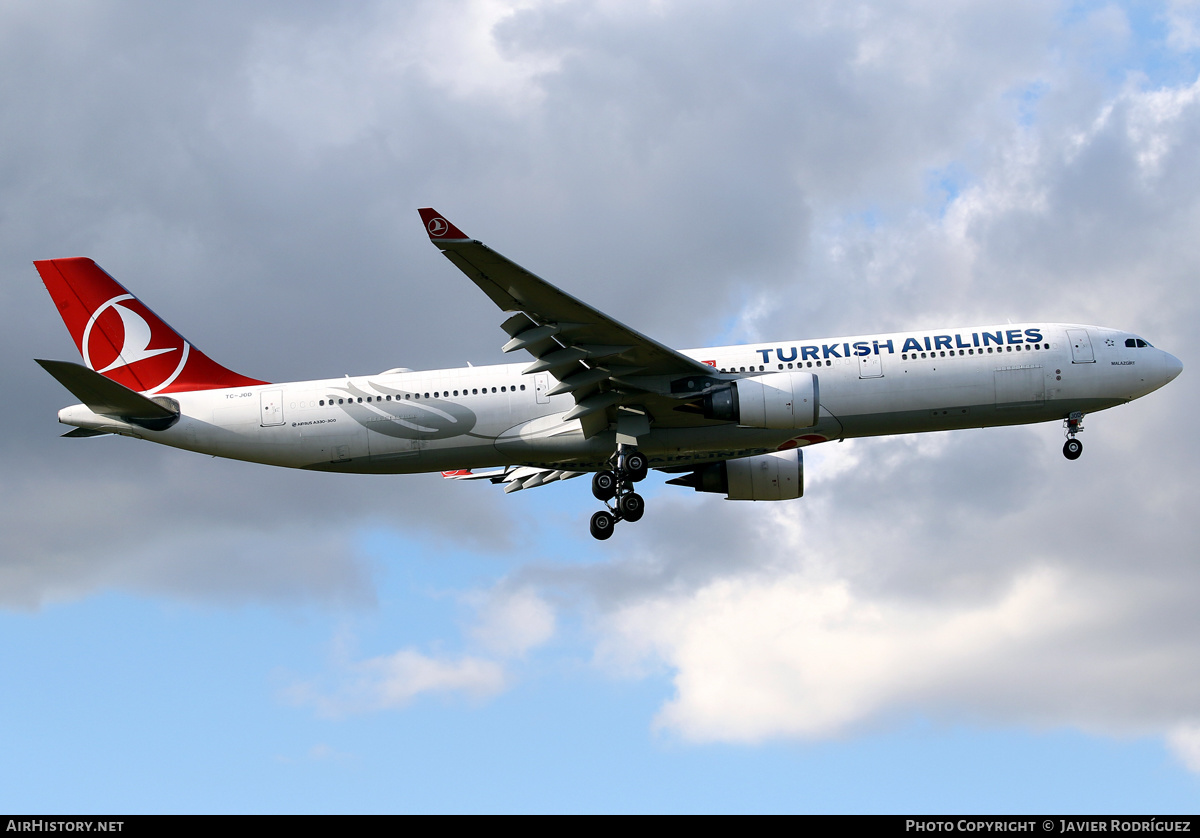 Aircraft Photo of TC-JOD | Airbus A330-303 | Turkish Airlines | AirHistory.net #514863