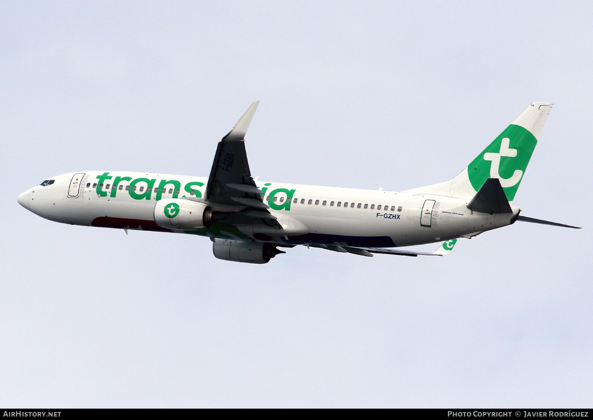 Aircraft Photo of F-GZHX | Boeing 737-8K2 | Transavia | AirHistory.net #514865